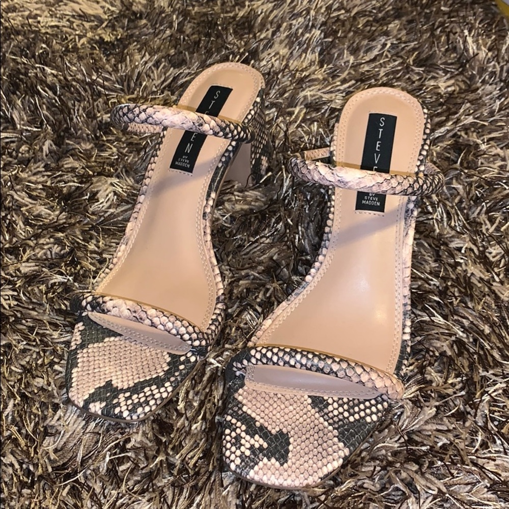 Steve Madden Snakeskin Sandals